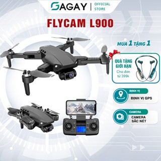 Flycam L900 PRO Máy Bay Điều Khiển Từ Xa Camera Kép Hình Ảnh Sắc Nét Động Cơ Không Chổi Than Dung Lượng Pin Lớn GAGAY