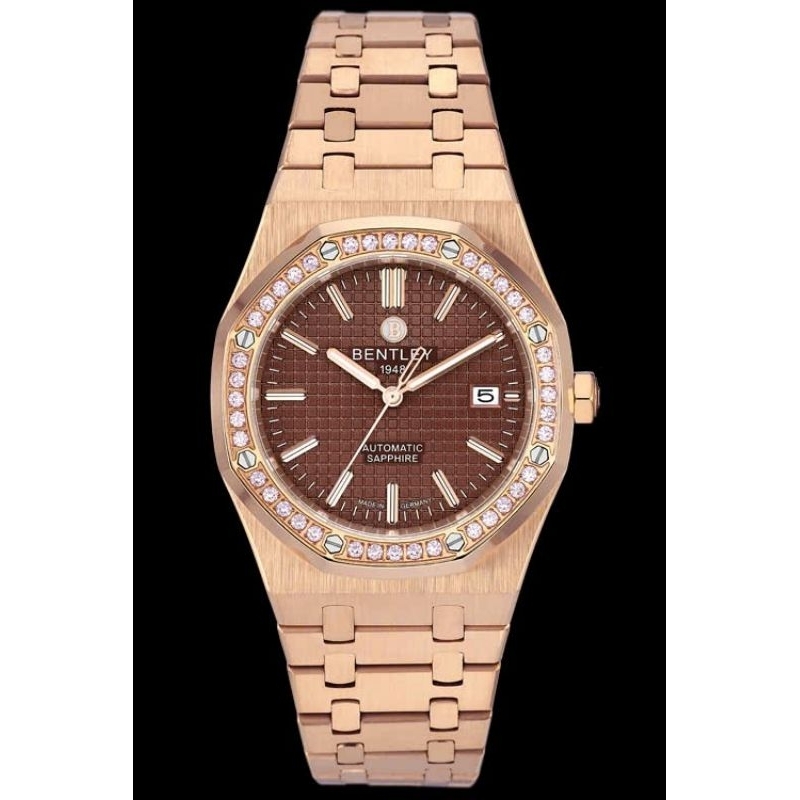 [Chính Hãng 100%]Đồng Hồ Nam Bentley BL2416 -151 (2416) Máy Cơ (Automatic) Kính Sapphiare Siz 41 Viề