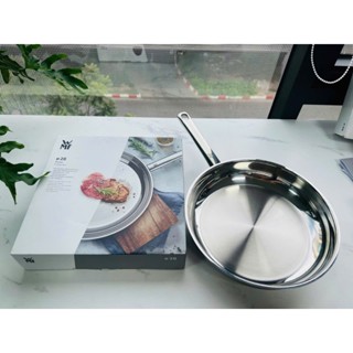 Chảo Inox WMF Frying Pan, chấ liệu thép khôngh gỉ Cromargan 18/10. Dùng được mọi bếp