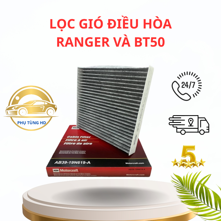 Lọc gió điều hòa Ranger (2012-2022), BT50 (2012-2021), Everest (2016-2022) Mã: AB3919N619A
