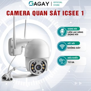  Camera ICSEE 1 Wifi Camera Giám Sát Trong Nhà Ngoài Trời Xoay 4 Chiều Dễ Dàng Cài Đặt Quan Sát Ban Đêm Hiệu Quả GD906 