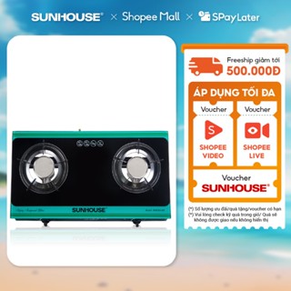 Bếp gas dương hồng ngoại SUNHOUSE SHB004MT - Hệ thống đánh lửa Magneto - Không bị tạt lửa khi nấu - Hàng chính hãng