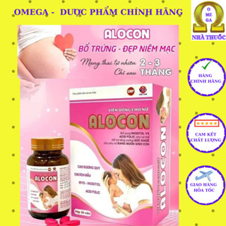 Viên Uống Bổ Trứng Alocon (HD 2028) -  Tăng Chất Lượng Trứng, Giúp Niêm Mạc Tử Cung Đẹp, Điều Hòa Kinh Nguyệt