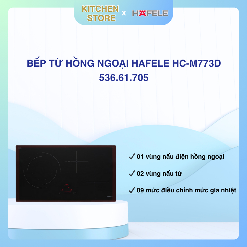 Bếp Từ Kết Hợp Điện HC-M773D Hafele 536.61.705 – Giải pháp nấu ăn tiện ích, tiết kiệm - TNS