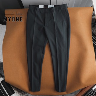 Quần tây âu nam Cạp Chun ẩn dáng Slimfit ôm nhẹ 6 Màu cao cấp vải Cotton Lạnh co giãn thoải mái chống bai dão Myone