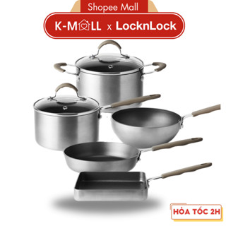 Nồi chảo nhôm chống dính LocknLock mini Handycook nhiều size KHÔNG DÙNG TRÊN BẾP TỪ - K-MALL