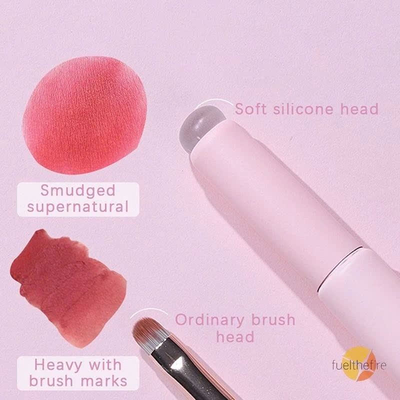 Cọ Tán Son Môi Đầu Tròn Bằng Silicon Mềm Đàn Hồi Không Nhòe Che Khuyết Điểm SHUSHU COSMETICS