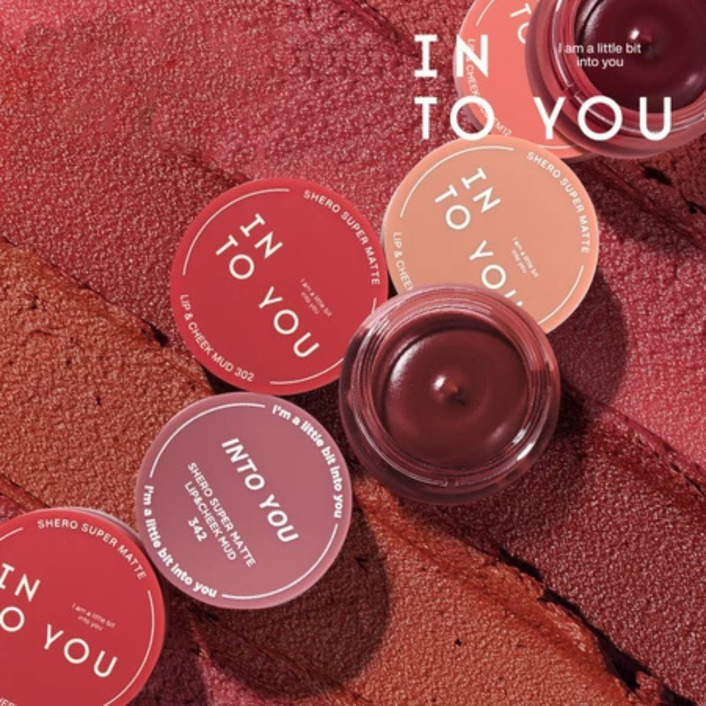 Son Môi INTO YOU Dạng Hũ Kiêm Má Hồng Màu Lì Lâu Trôi BXK COSMETICS