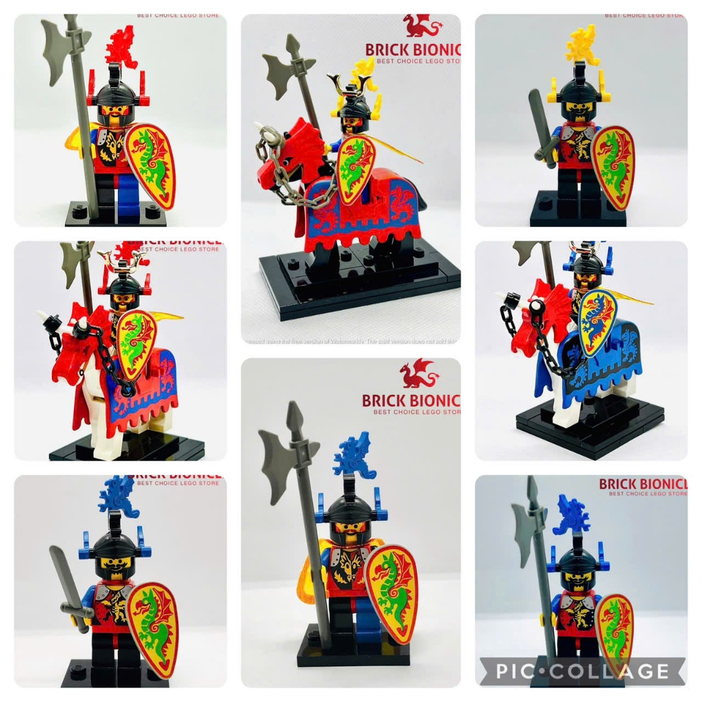 LEGO MINIFIGURES MA SG - ĐỒ CHƠI LẮP RÁP HIỆP SĨ TRUNG CỔ - DRAGON MASTER