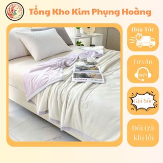 [GIAO SIÊU TỐC] Chăn Thun Siêu Mát Lạnh·Kháng Khuẩn Điều Hòa 2m*2m3 mịn làn da, an toàn cho bé nhỏ