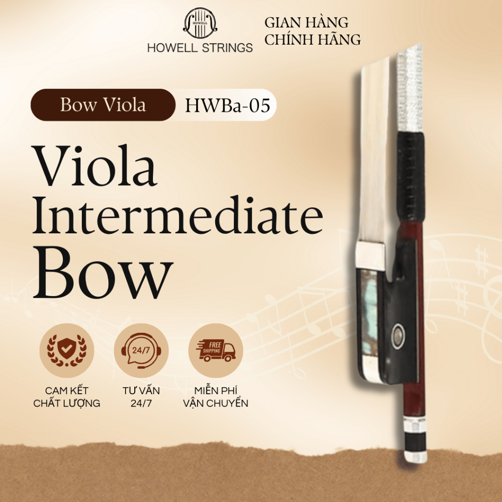Cung Vĩ Viola HOWELL STRINGS Intermediate Bow Model 5 – Vĩ Cao Cấp Level 7-8 (ABRSM) | HWBa-05