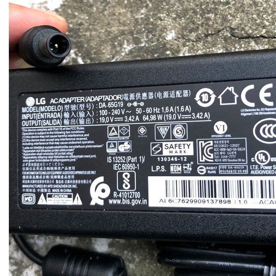 Adapter-nguồn Tivi LG 19v chính hãng