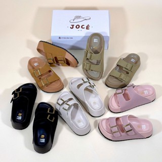 Dép lê mùa hè quai khoá hottrend, dép quai ngang bánh mì đi học đi du lịch đi biển Joce 4cm cho nữ