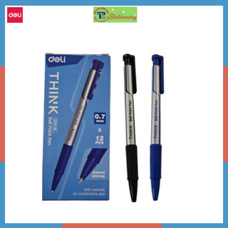  Bút bi bấm Deli Q29 nét 0.7mm bút bi văn phòng Q29 mực xanh đen đỏ 