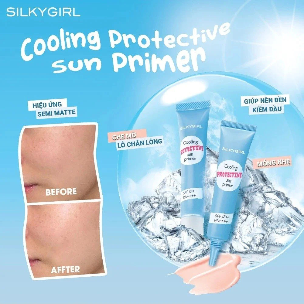 Silkygirl Kem lót Cooling Protective Sun Primer 15ml