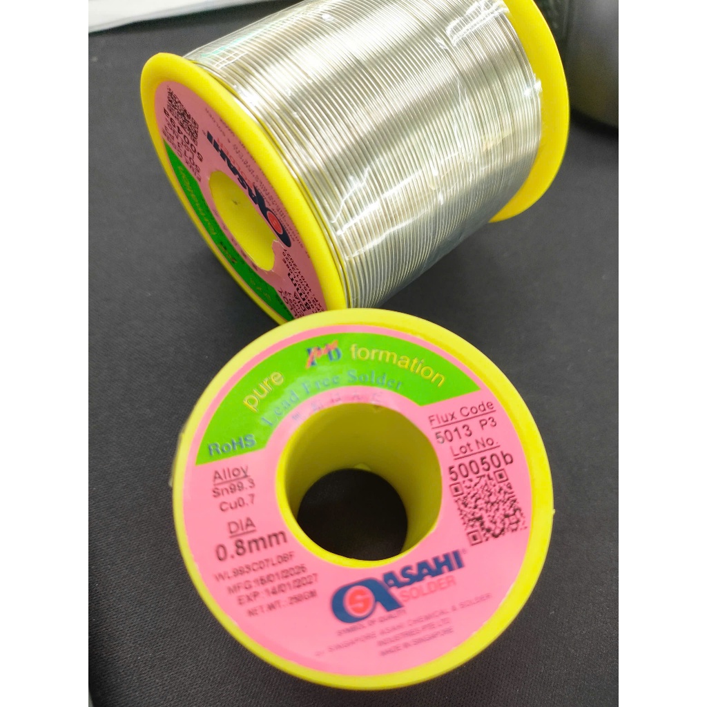 Chì hàn Lead Free Asahi (SN99.3 CU0.7 0.8mm) CHI129 / CHI130