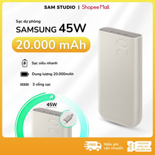  Pin sạc dự phòng 20000mAh Type C PD 45W Samsung EB-P4520 - Hàng chính hãng - GalaxyShopVN 