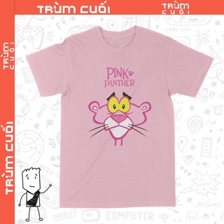  Áo thun Pink Panther Trùm Cuối Cartoon Cine Unisex Cotton 100% 2 màu nam nữ 0208 