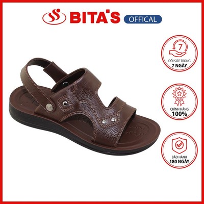 Sandal đế bằng nam SUM.128 (Đen + Nâu + Vàng bò)