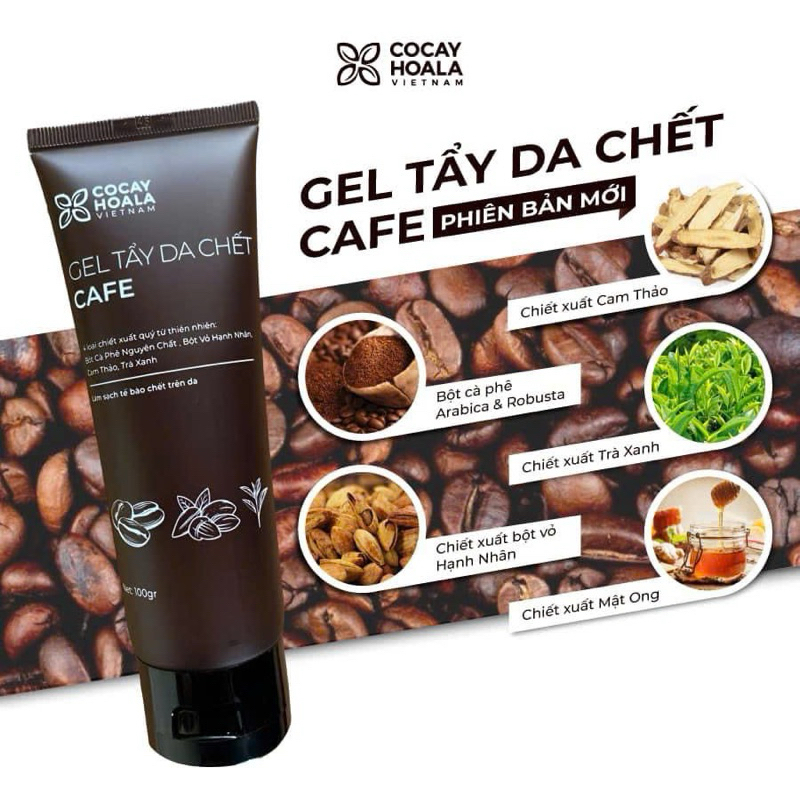 GEL TẨY TẾ BÀO CHẾT CAFE