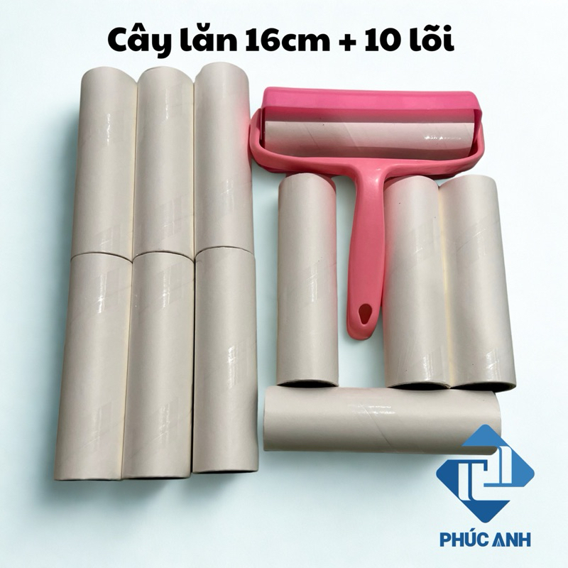 [COMBO 10] Lõi Cây Lăn Bụi Làm Sạch Quần Áo - Lõi Cây Lăn Bụi 10cm, 16cm (60 Tờ) - Lõi Lăn Dự Phòng Thay Thế