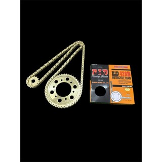 Bộ Sên Nhông Dĩa Vàng Exciter 150 NEWDID 14-42-130 10Ly