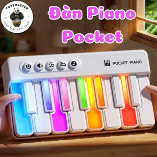 Đàn Piano Điện Tử 15 Phím Bấm Kèm Đèn Led Phát Sáng 7 Màu Với Loa Kép Âm Thanh Vòm Tập Đàn Thỏa Sức Sáng Tạo