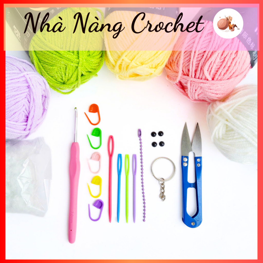 Set Móc Len, Bộ Móc Len Cho Người Mới Bắt Đầu