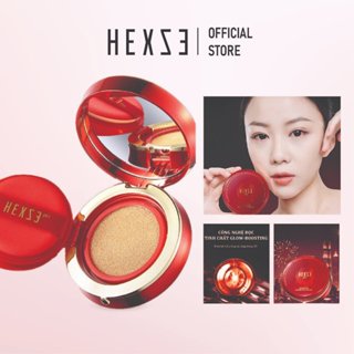 Phấn nước tinh chất hồng sâm HEXZE, Cushion căng bóng, chống lão hóa, nâng tone tự nhiên [Tặng kèm lõi thay thế]
