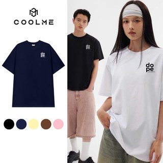 Áo thun nam nữ Coolme, áo phông local brand unisex basic chất liệu 100% cotton 250 gsm cao cấp co dãn 2 chiều - DOPE