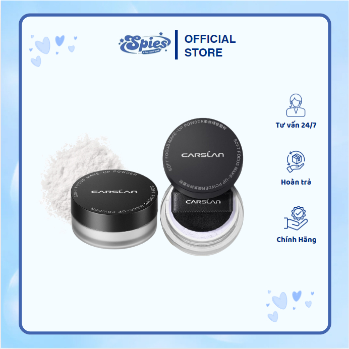 Phấn phủ kiềm dầu CARSLAN chống nước ngăn bóng dầu lâu trôi 1g Carslan Việt Nam