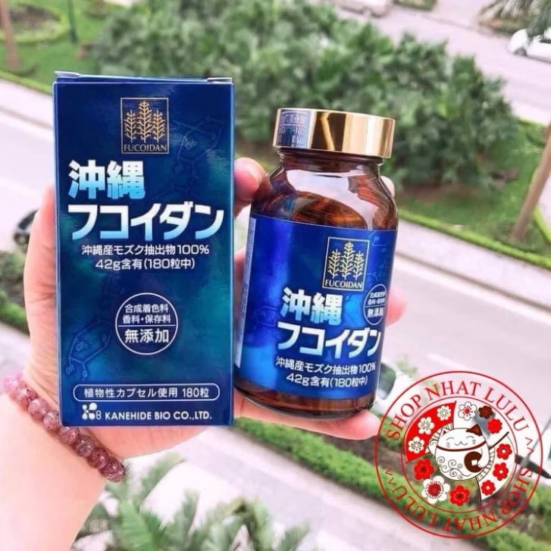Tảo xanh Fucoidan Okinawa 180 Viên Nhật Bản