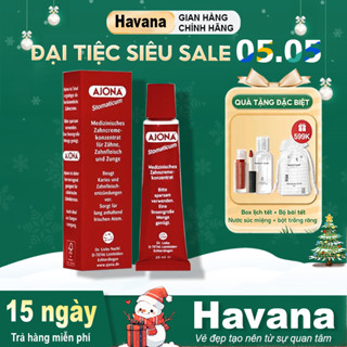 Kem đánh răng Ajona, Đức (25ml) làm sạch cao răng, ngừa viêm nướu, hôi miệng cho mọi lứa tuổi
