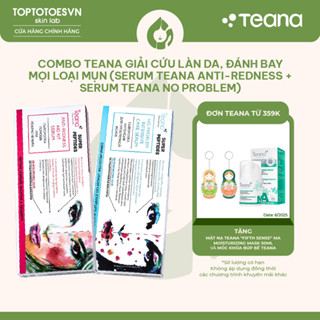 Combo Teana giải cứu làn da, đánh bay mọi loại mụn (Serum Teana Anti-redness + Serum Teana No Problem)