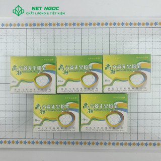 Combo 5 Phấn lục giác màu/trắng hộp 50 viên