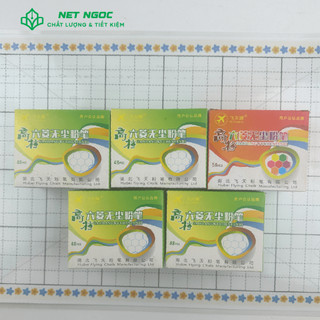 Combo 5 Phấn lục giác màu/trắng hộp 50 viên