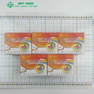 Combo 5 Phấn lục giác màu/trắng hộp 50 viên