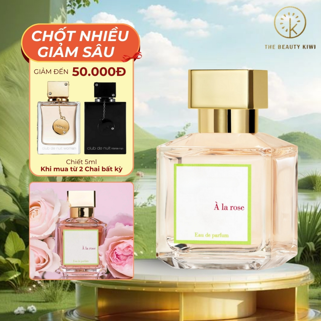 Nước hoa nữ chính hãng - MFK À La Rose Edp chiết 5ml - Thanh lịch, Nhẹ nhàng  - The Beauty Kiwi