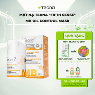 Mặt nạ Teana "Fifth Sense" MB Oil Control Mask giúp kiềm dầu, kh.áng viêm, giảm mụn 50ml