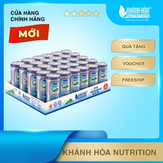 Nước Yến Sào 5% Khánh Hòa Nutrition - Khay 30 lon x 190ml - Không Đường