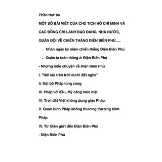 Sách Điện Biên Phủ mốc vàng thời đại