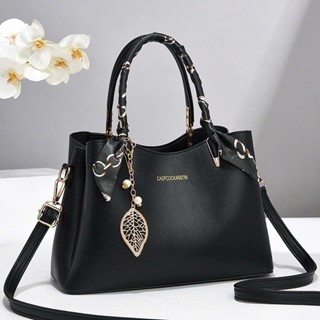 Túi Xách Nữ Cho Mẹ Trung Niên,Túi Xách Tặng Mẹ Đeo Chéo,Đeo Vai Có Khăn Lụa Đẹp Sang Trọng Quý Phái Bao KhangTui Xach 68