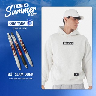 Áo Hoodie Redikick Logo nỉ bông Unisex dày dặn chơi bóng rổ tennis tập gym chạy bộ - A23023