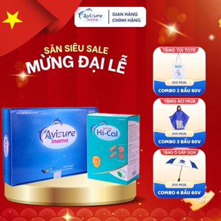 Combo Sắt canxi DHA vitamin Avisure mama + Hical và cho bà bầu 120 viên