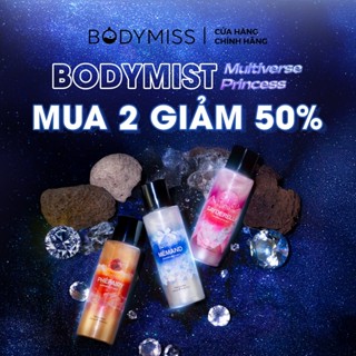[MUA 2 GIẢM 50%] Bodymist Nhũ Nước Hoa Nữ Unisex Xịt Thơm Body Kim Tuyến BODYMISS Hẹn Hò Chill Bar