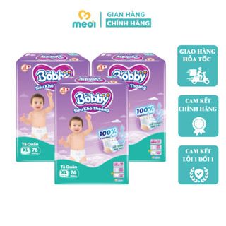 Bỉm quần Bobby Ultra siêu khô thoáng, thấm hút nhanh , mỏng nhẹ cho bé - Mẹ Ơi