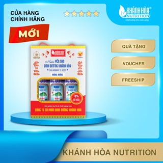 Hộp Quà Lon Đứng Nước Yến Sào 5% Không Đường - Khánh Hòa Nutrition  ( 6 lon / 190ml )