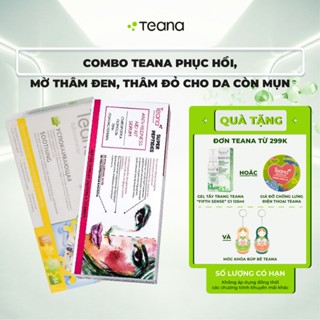 Combo Teana phục hồi, mờ thâm đen, thâm đỏ cho da còn mụn (anti + b3)