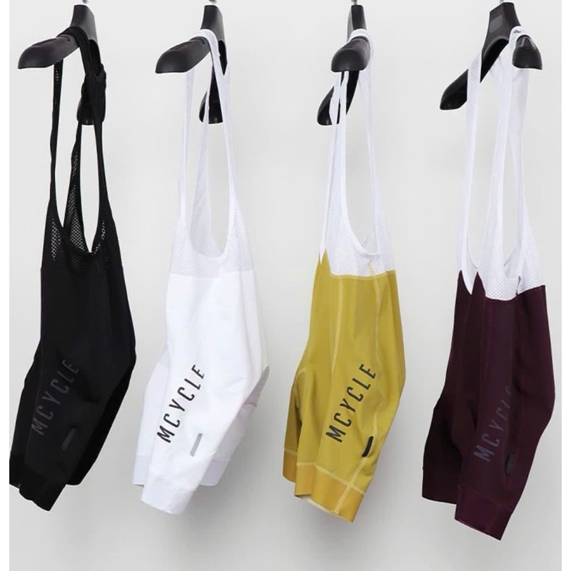 Quần ngắn đạp xe nữ có dây yếm MK031W Mcycle, Chính hãng, đệm của bỉ