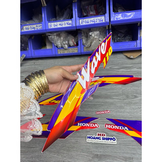 Tem wave 110 đỏ tươi đời 2000